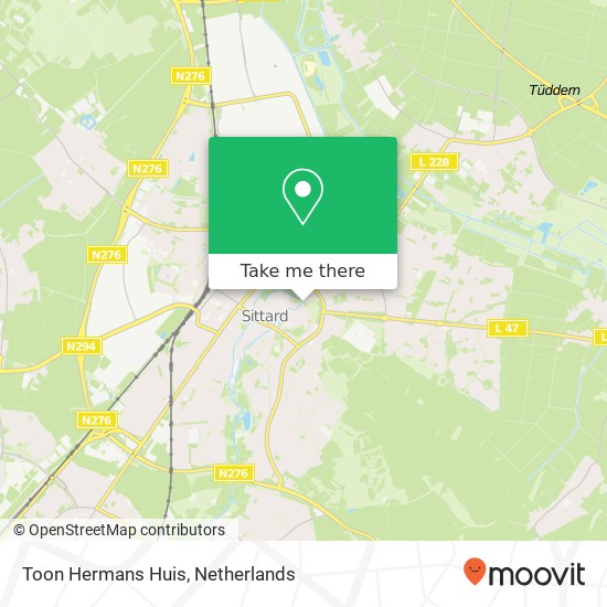 Toon Hermans Huis map