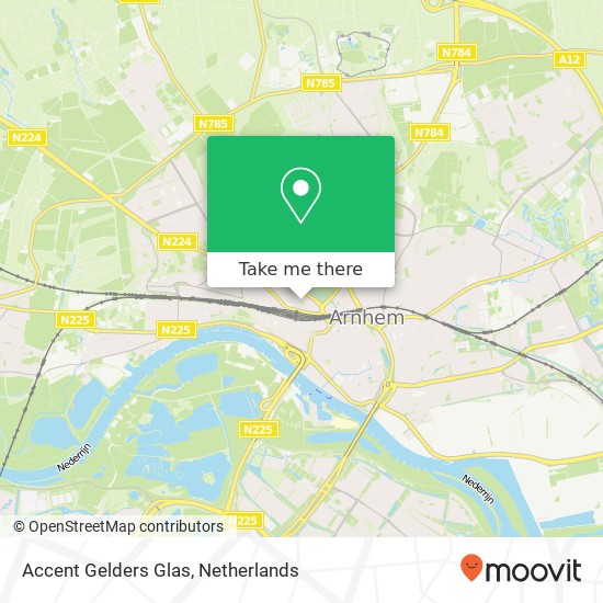 Accent Gelders Glas map