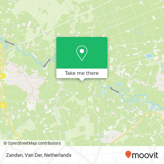 Zanden, Van Der map