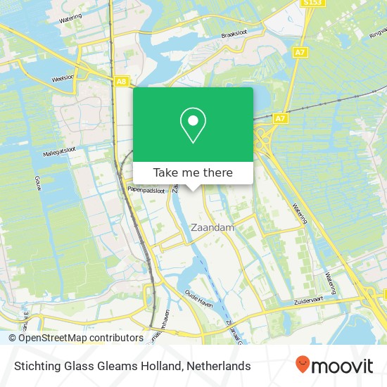 Stichting Glass Gleams Holland map