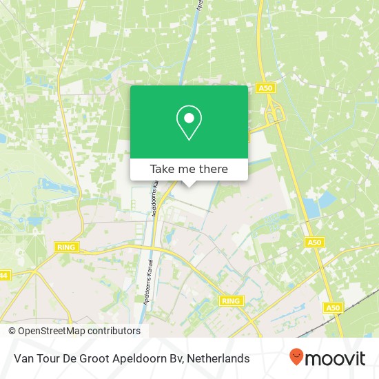 Van Tour De Groot Apeldoorn Bv map