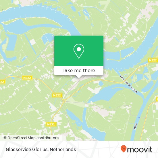 Glasservice Glorius map