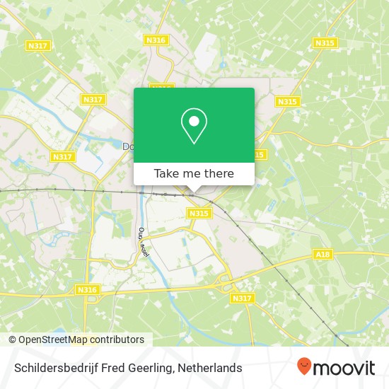 Schildersbedrijf Fred Geerling map