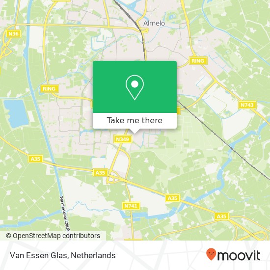 Van Essen Glas map