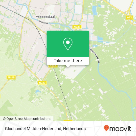 Glashandel Midden-Nederland map