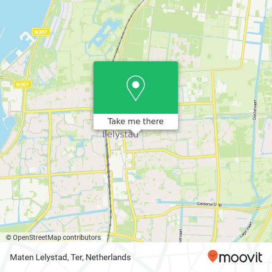 Maten Lelystad, Ter map