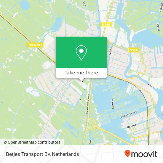 Betjes Transport Bv map