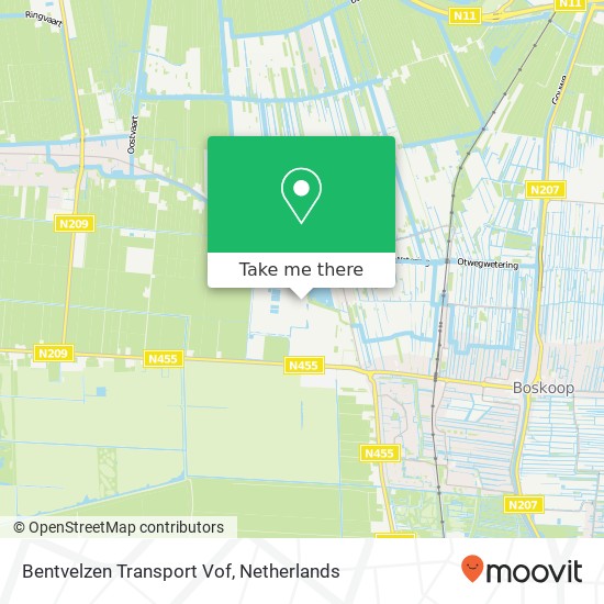 Bentvelzen Transport Vof map