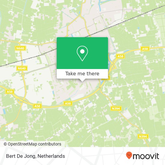 Bert De Jong map