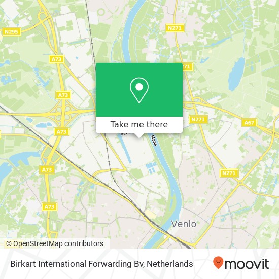 Birkart International Forwarding Bv map