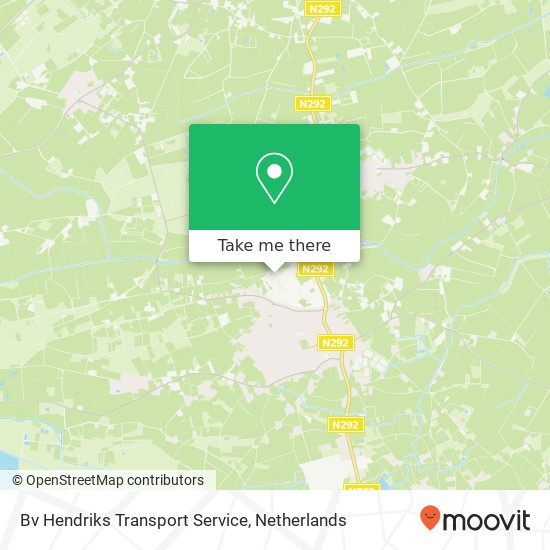 Bv Hendriks Transport Service map