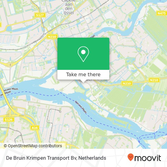 De Bruin Krimpen Transport Bv map