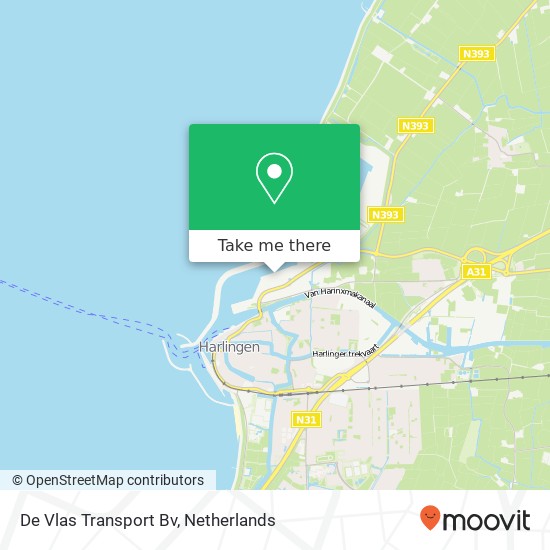 De Vlas Transport Bv map