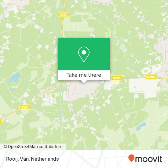 Rooij, Van map