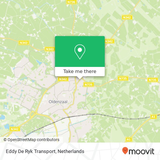 Eddy De Ryk Transport Karte