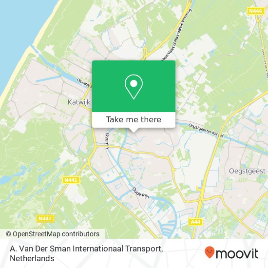 A. Van Der Sman Internationaal Transport map