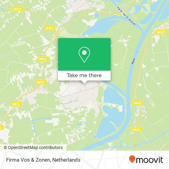 Firma Vos & Zonen map