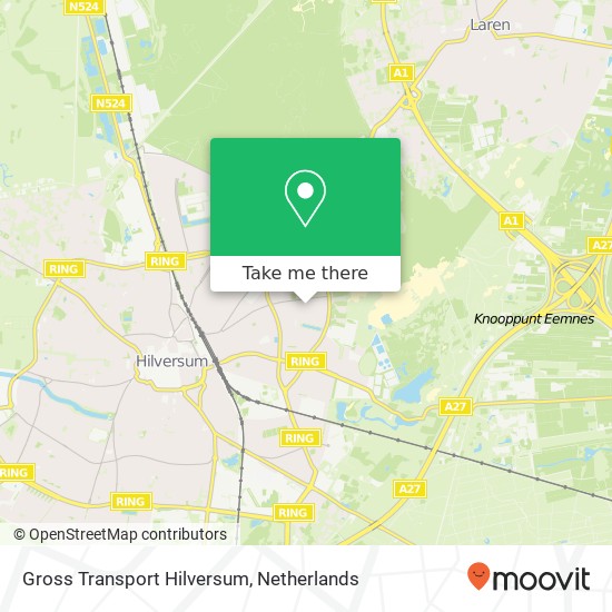 Gross Transport Hilversum map