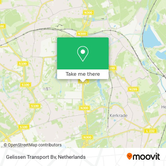 Gelissen Transport Bv map