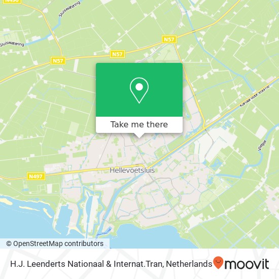 H.J. Leenderts Nationaal & Internat.Tran map