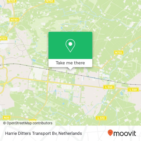 Harrie Ditters Transport Bv map