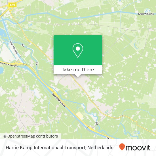Harrie Kamp Internationaal Transport map