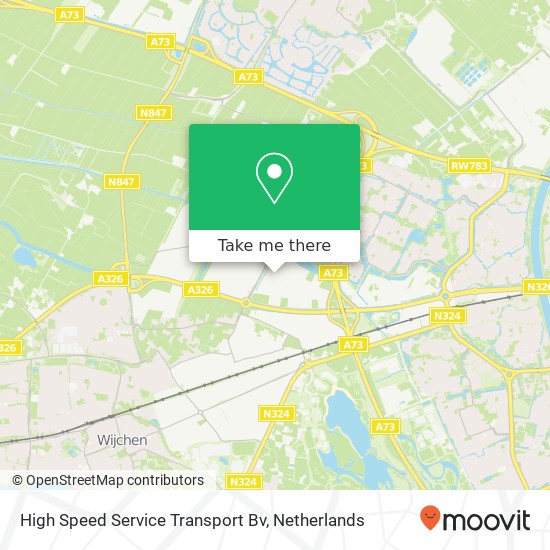 High Speed Service Transport Bv map