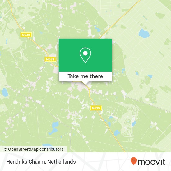 Hendriks Chaam map