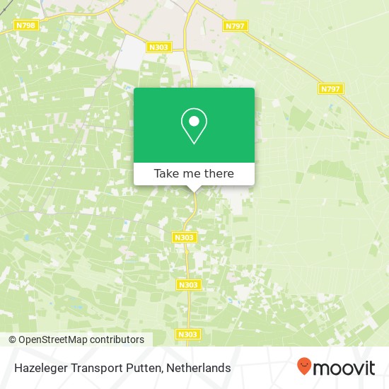 Hazeleger Transport Putten Karte