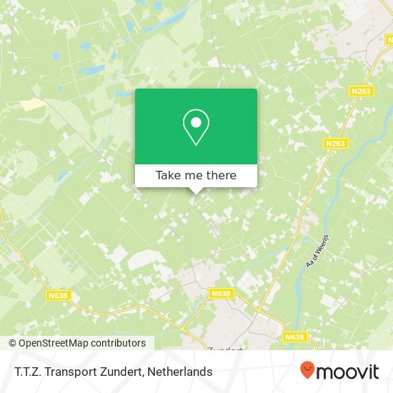 T.T.Z. Transport Zundert map