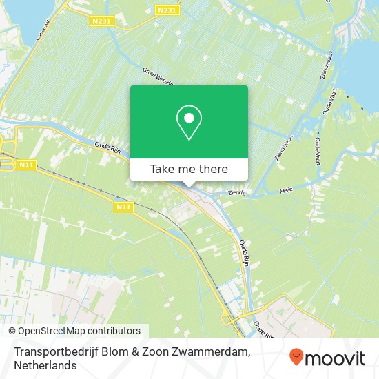 Transportbedrijf Blom & Zoon Zwammerdam map