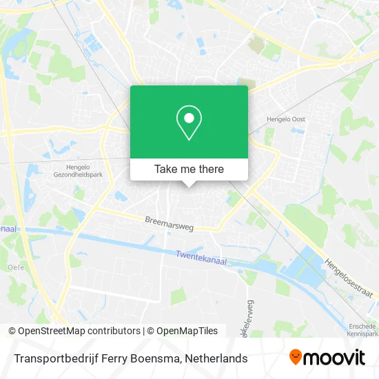 Transportbedrijf Ferry Boensma Karte