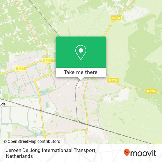 Jeroen De Jong Internationaal Transport map