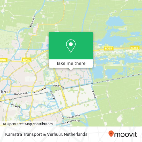 Kamstra Transport & Verhuur map