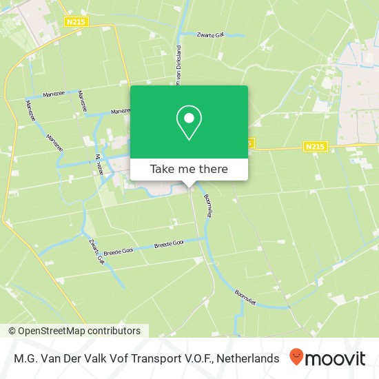 M.G. Van Der Valk Vof Transport V.O.F. map