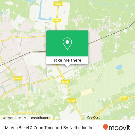 M. Van Bakel & Zoon Transport Bv map