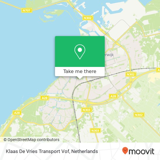Klaas De Vries Transport Vof Karte