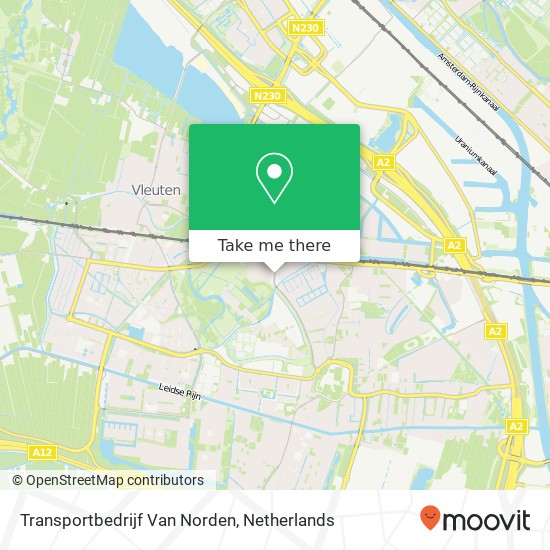 Transportbedrijf Van Norden map