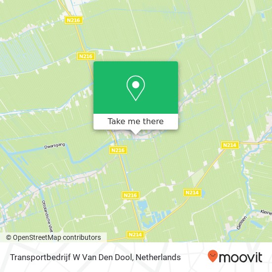 Transportbedrijf W Van Den Dool map