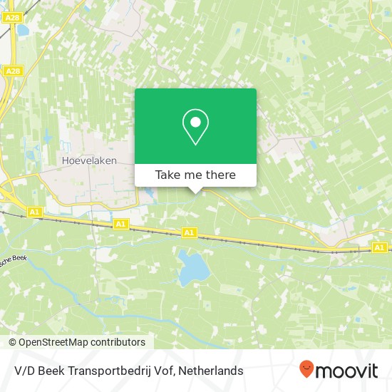 V/D Beek Transportbedrij Vof map