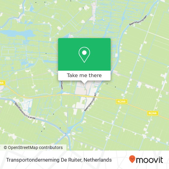 Transportonderneming De Ruiter map