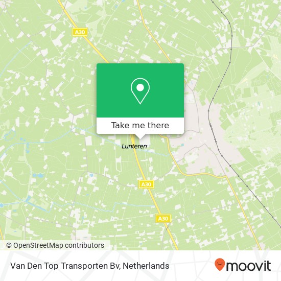 Van Den Top Transporten Bv map