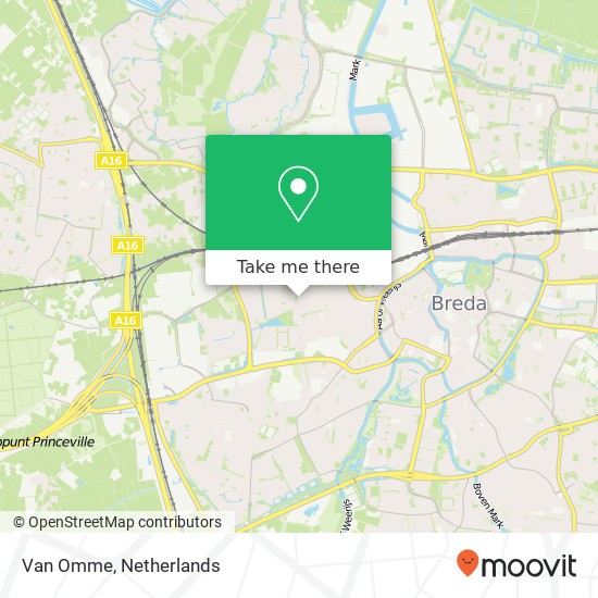 Van Omme map