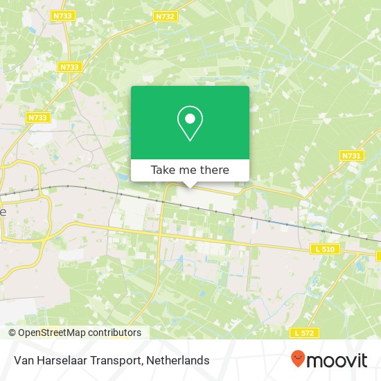 Van Harselaar Transport map