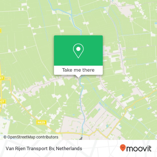 Van Rijen Transport Bv map