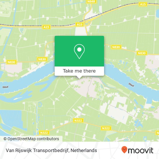 Van Rijswijk Transportbedrijf map