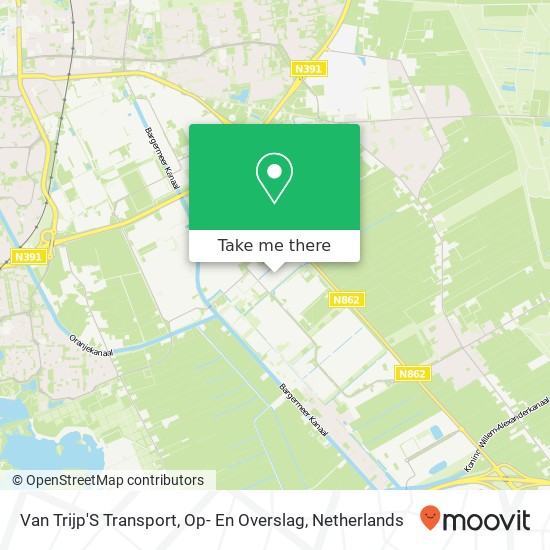 Van Trijp'S Transport, Op- En Overslag map