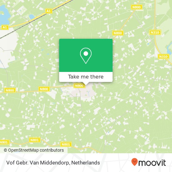 Vof Gebr. Van Middendorp map