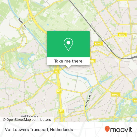 Vof Louwers Transport map