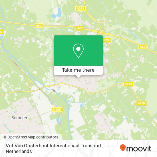 Vof Van Oosterhout Internationaal Transport Karte